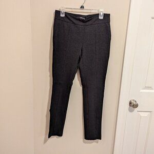 Hilary Radley heather black stretch ankle pants - Size M